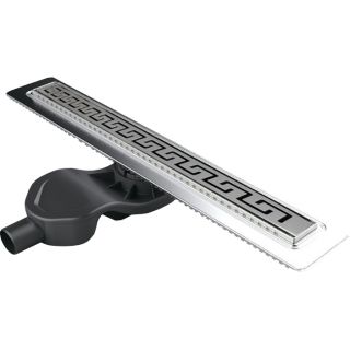 Душевой лоток Berges Wasserhaus B1 Antik 090126 80 Матовый хром